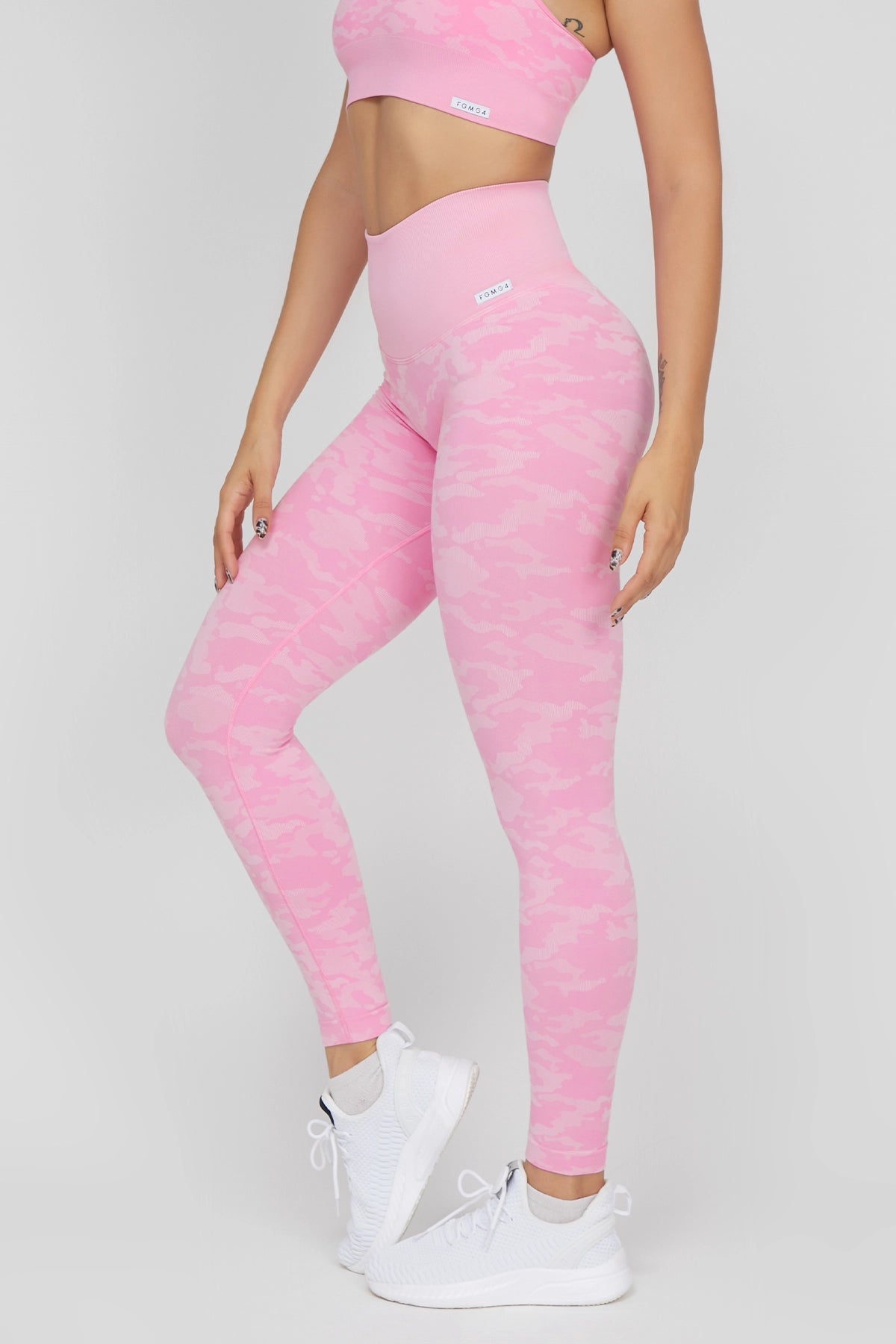 Leggings Push Up Mimetico Rosa Ecofir