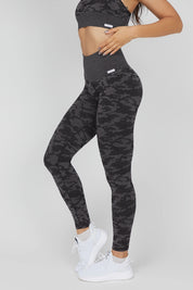 Leggings Mimetico Nero Ecofir - FGM04