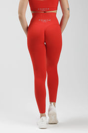 Leggings Gym Fashion Rosso Fiamma - FGM04