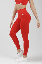 Leggings Gym Fashion Rosso Fiamma - FGM04