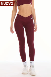 Leggings Push Up Venere Merlot