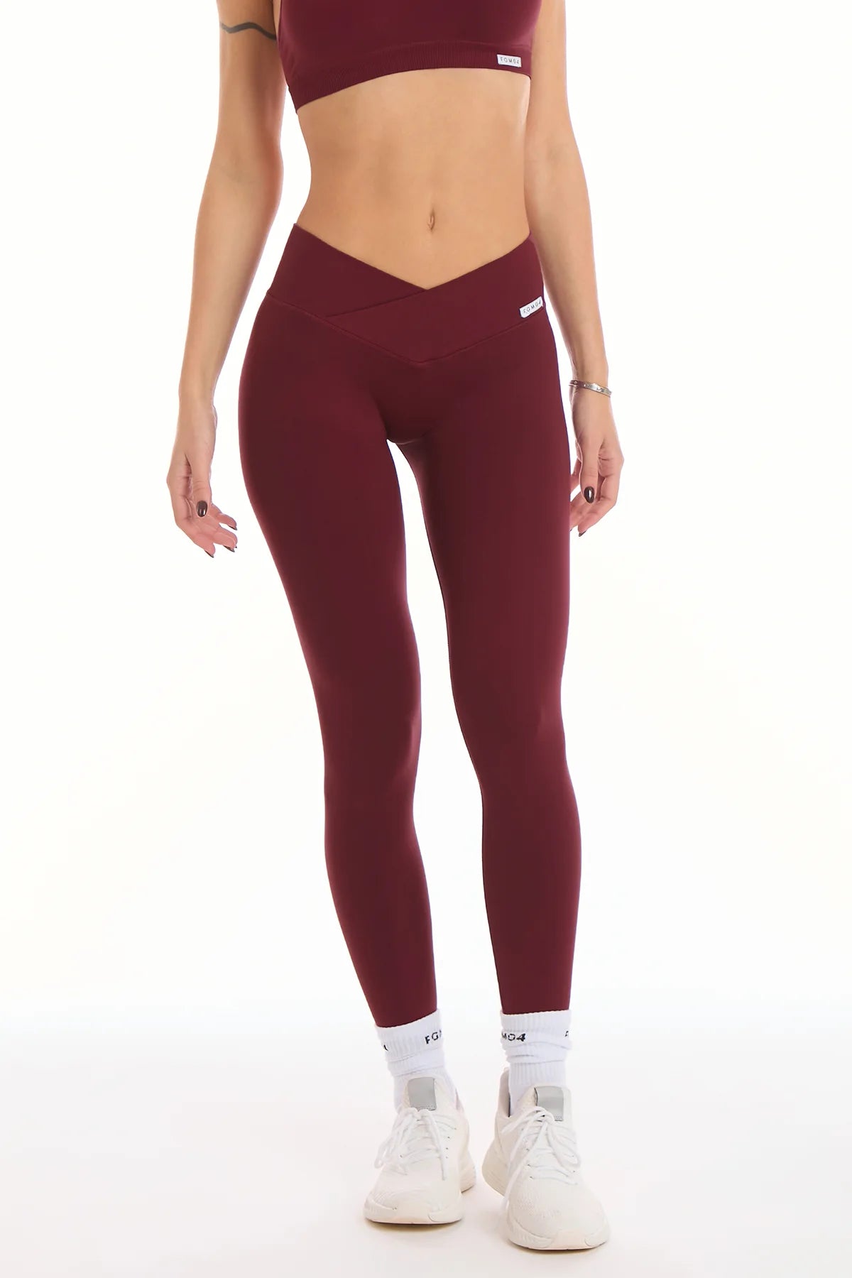Leggings Push Up Venere Merlot - FGM04 - LEGGINGS ANTICELLULITE - fgm04
