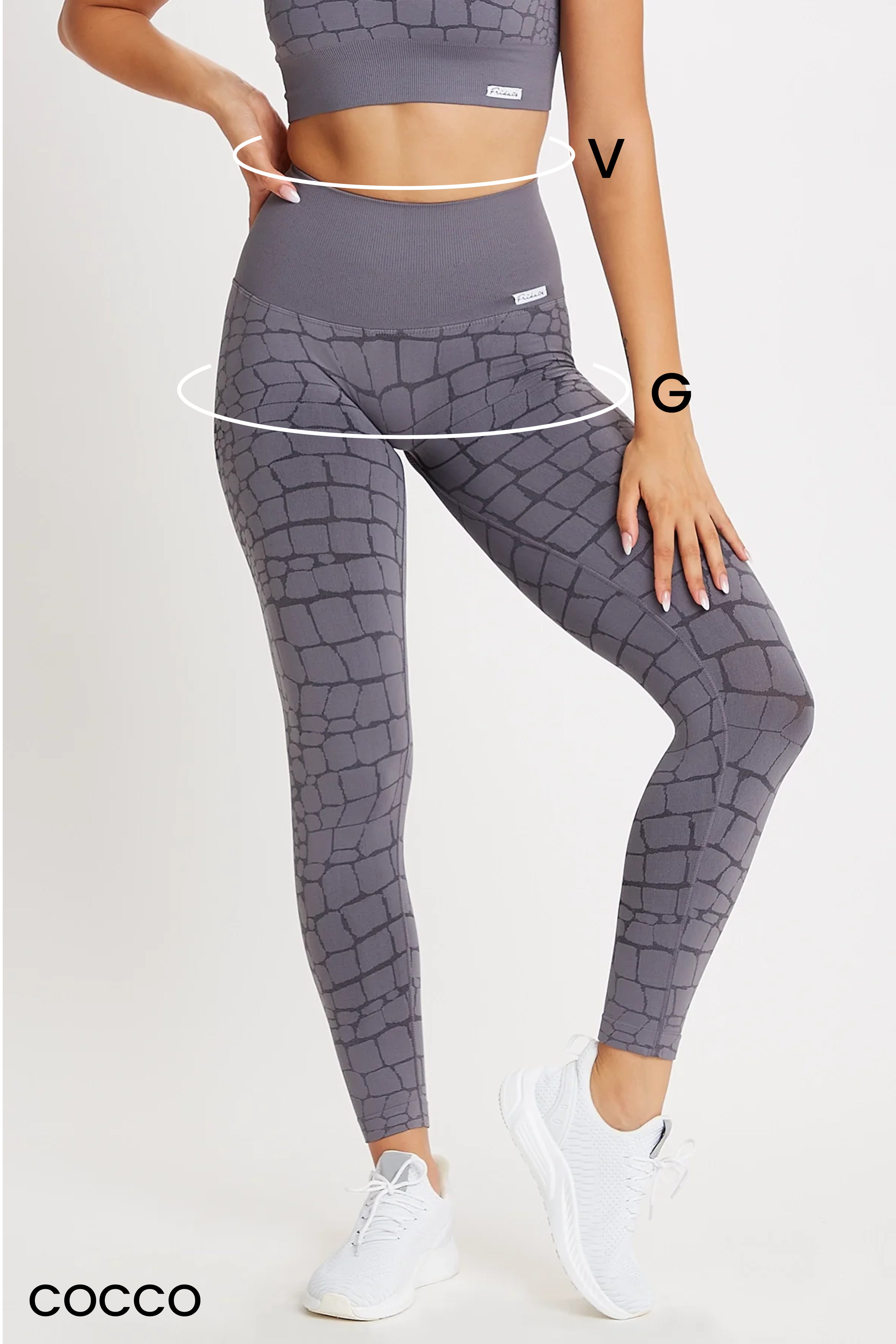 Guida alle taglie: leggings all-up coccodrillo