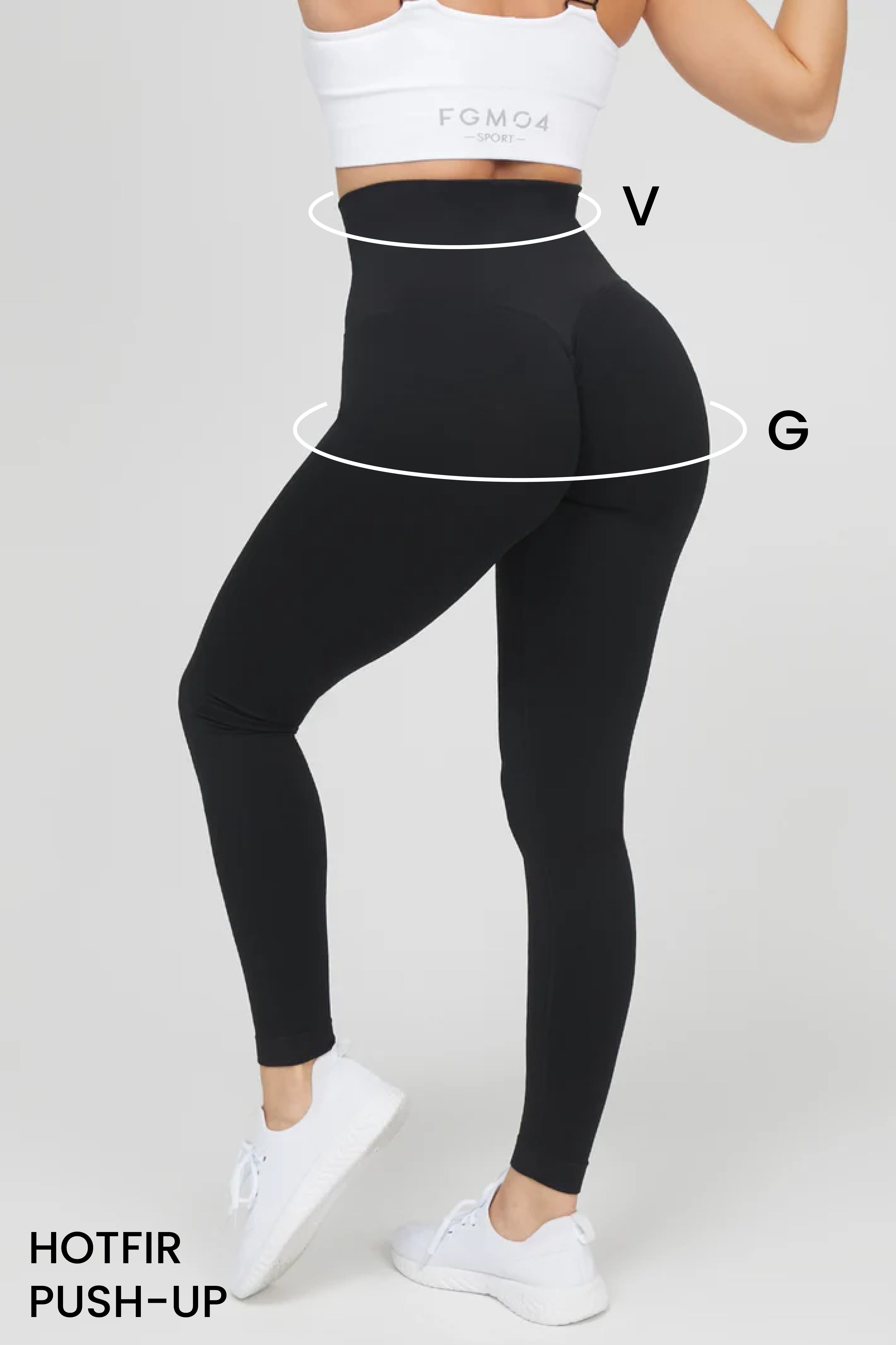 Guida alle taglie: leggings hotfir push-up