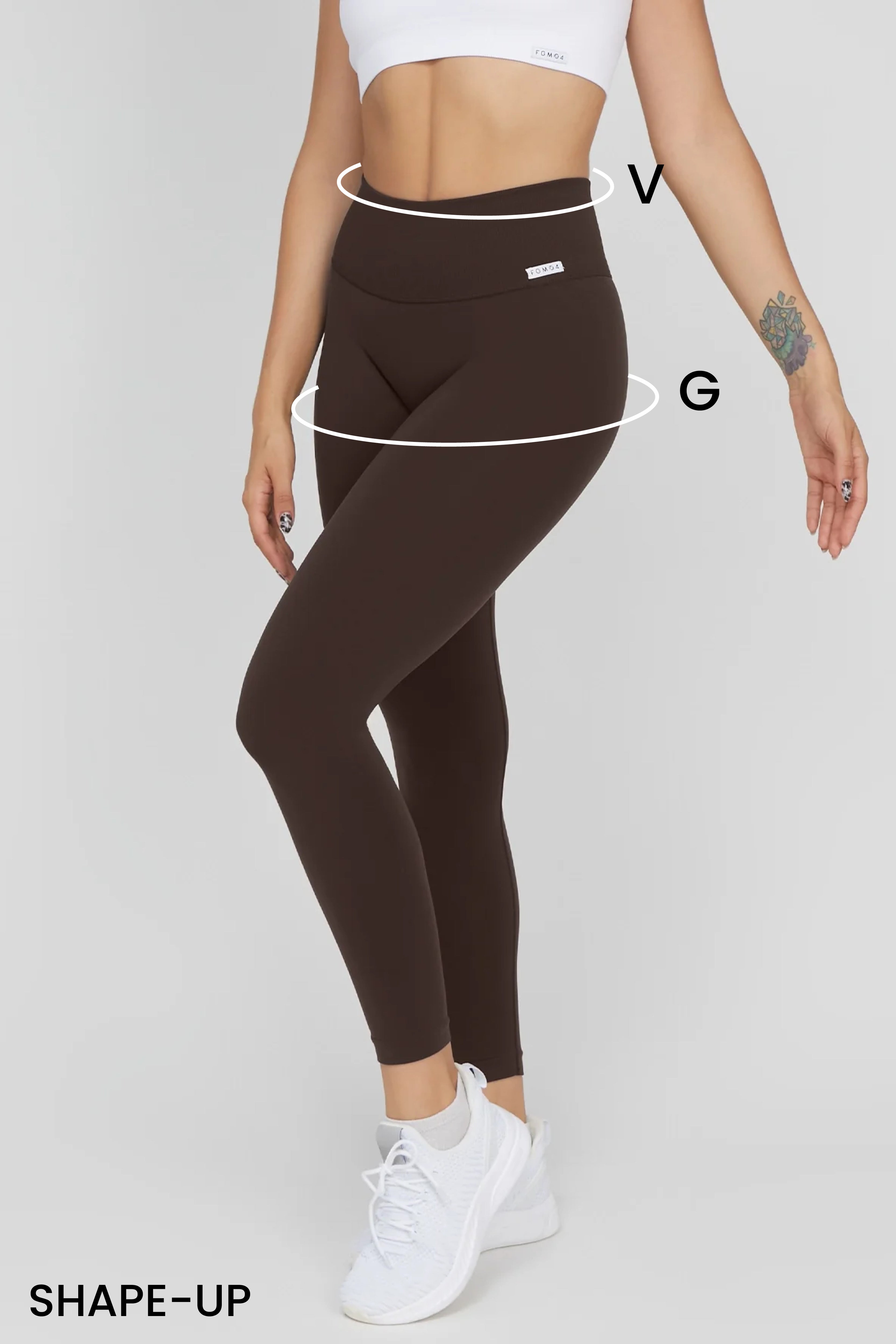 Guida alle taglie: leggings shape-up 2.0