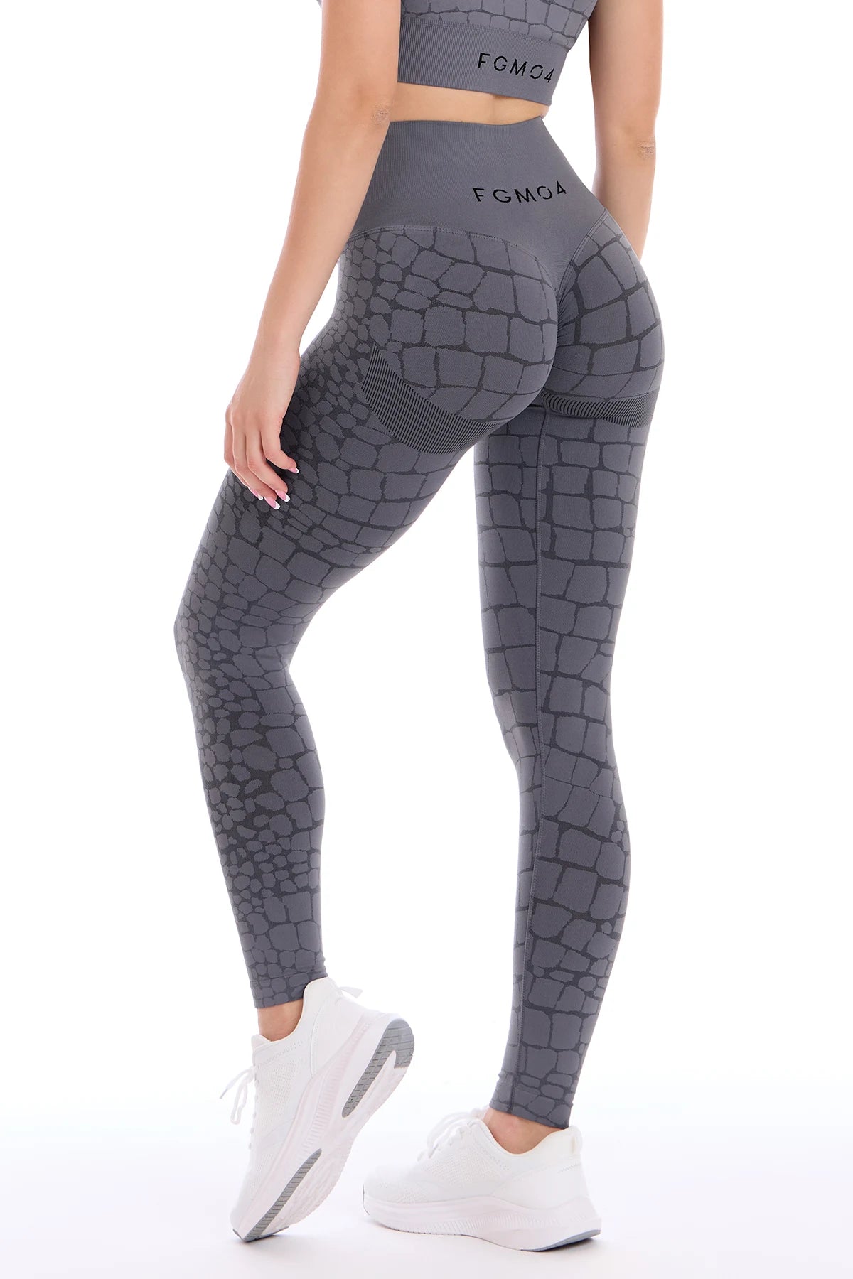 Leggings Push Up All-up Grigio Ira Cocco - FGM04 - LEGGINGS ANTICELLULITE - fgm04