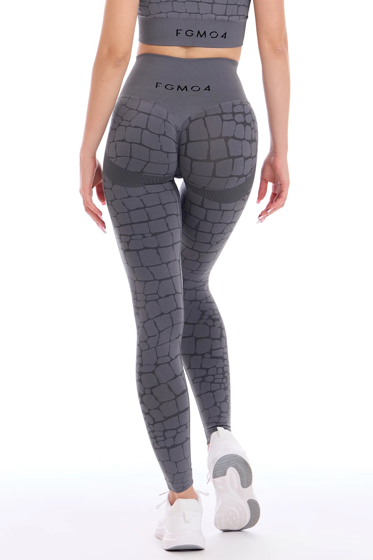 Leggings Push Up All-up Grigio Ira Cocco - FGM04 - LEGGINGS ANTICELLULITE - fgm04
