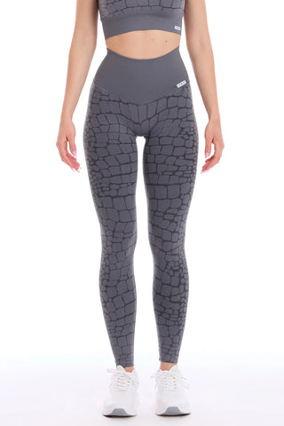 Leggings Push Up All-up Grigio Ira Cocco - FGM04 - LEGGINGS ANTICELLULITE - fgm04