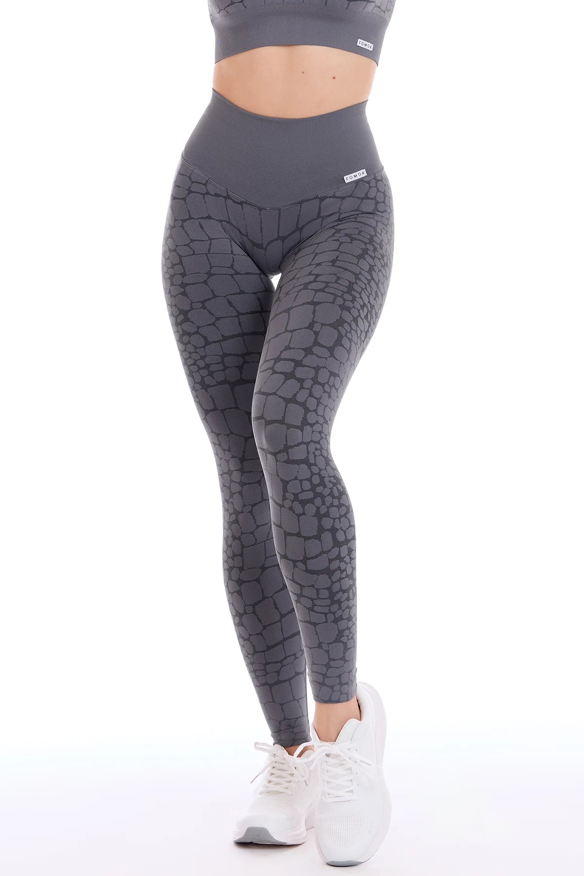 Leggings Push Up All-up Grigio Ira Cocco - FGM04 - LEGGINGS ANTICELLULITE - fgm04