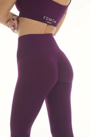 Leggings Push Up All - Up Dark Purple - FGM04 - LEGGINGS ANTICELLULITE - fgm04