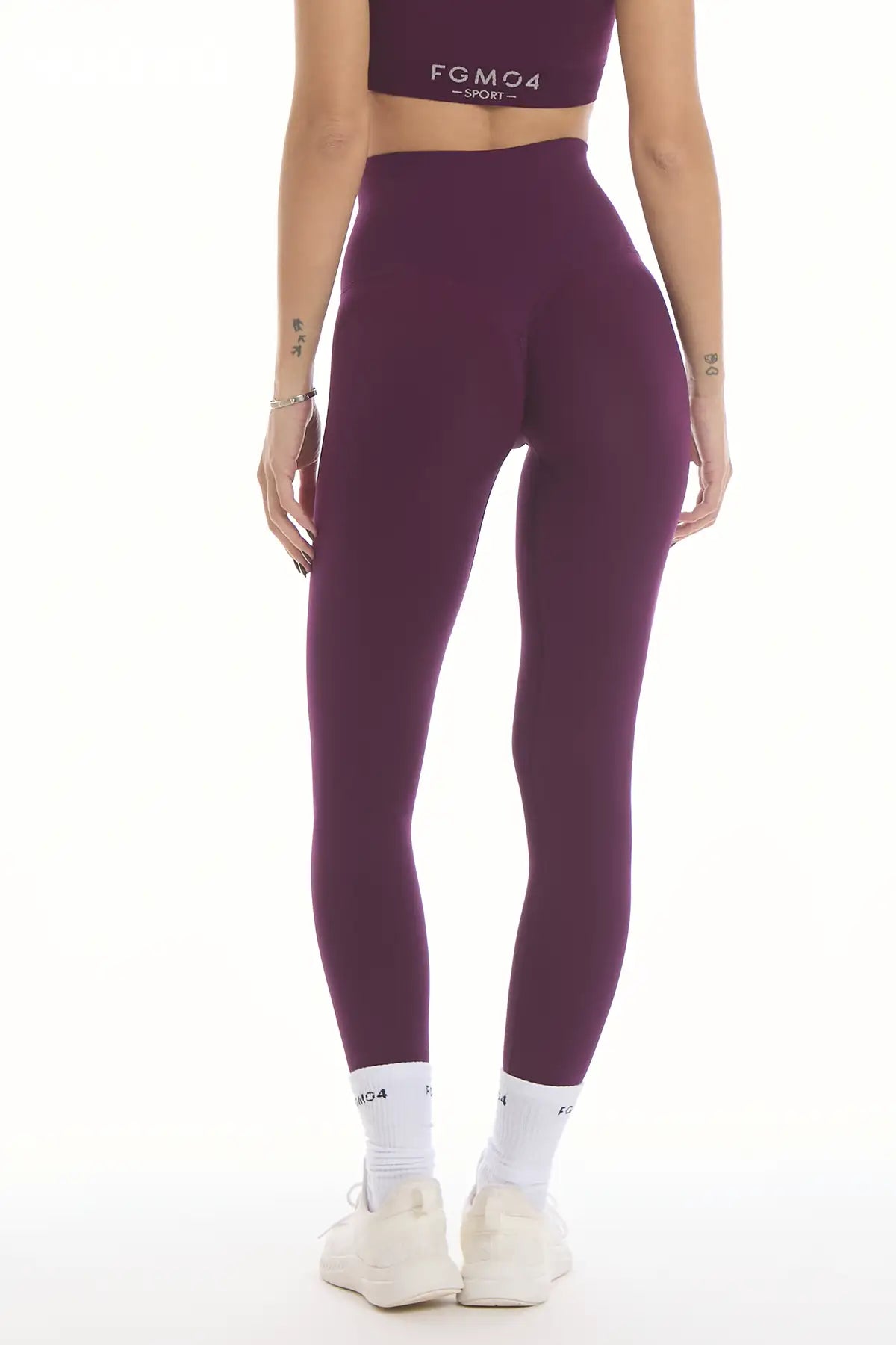 Leggings Push Up All - Up Dark Purple - FGM04 - LEGGINGS ANTICELLULITE - fgm04