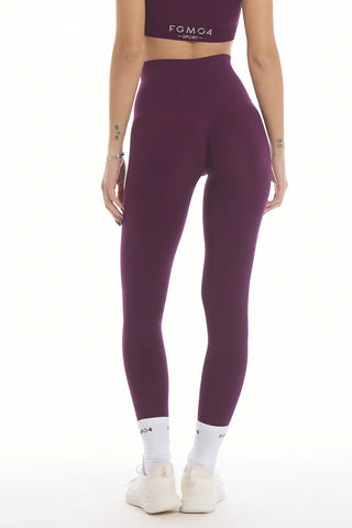 Leggings Push Up All - Up Dark Purple - FGM04 - LEGGINGS ANTICELLULITE - fgm04