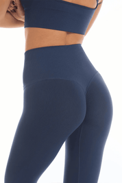 Leggings Push - Up All Up Blu Indaco - FGM04 - LEGGINGS ANTICELLULITE - fgm04