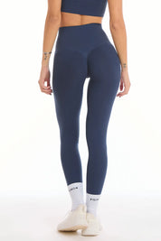 Leggings Push - Up All Up Blu Indaco - FGM04 - LEGGINGS ANTICELLULITE - fgm04