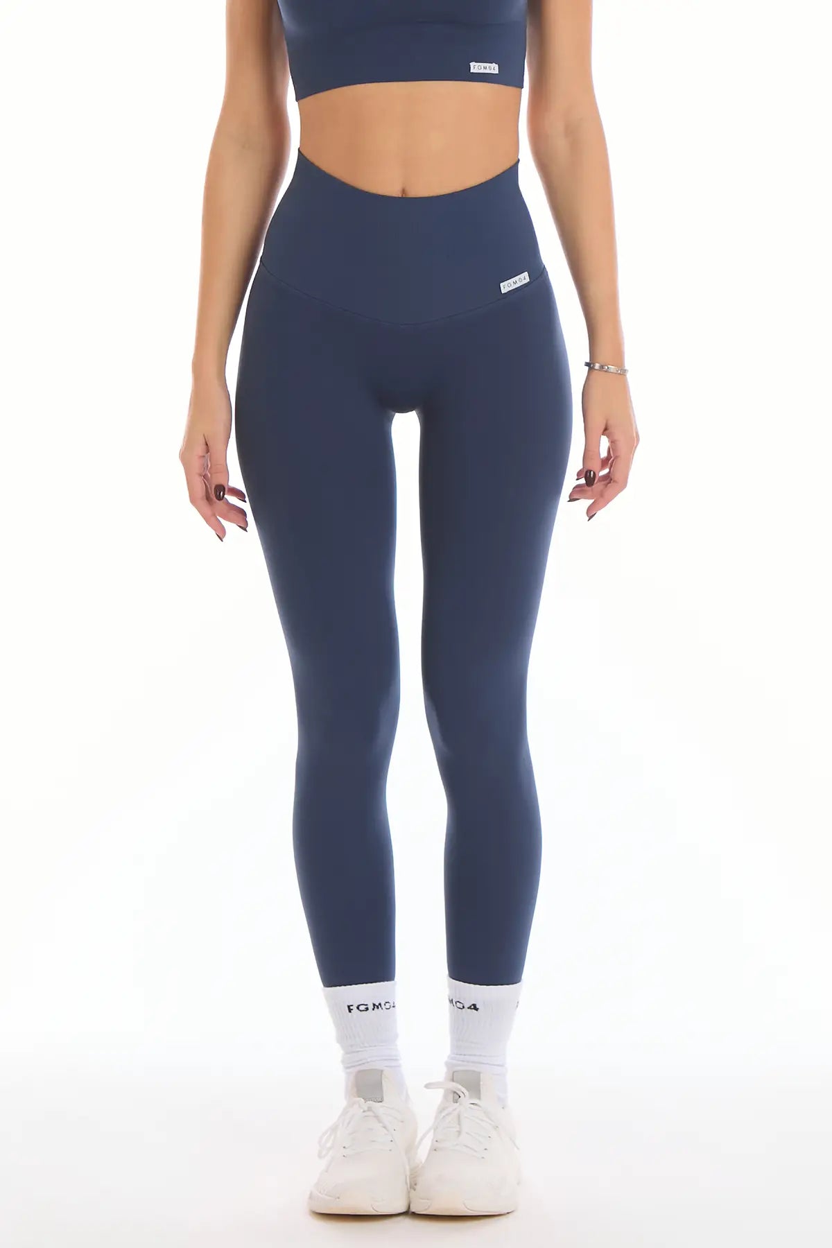 Leggings Push - Up All Up Blu Indaco - FGM04 - LEGGINGS ANTICELLULITE - fgm04