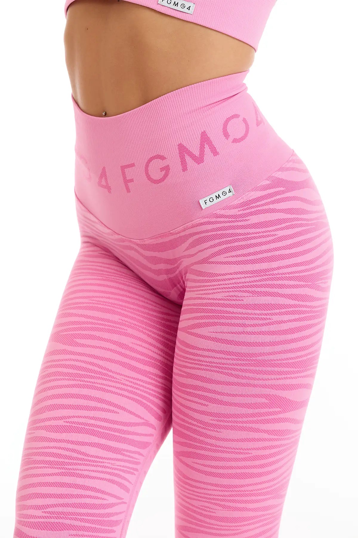 Legginsy Push-Up Jungle Tiger 2.0 Różowe