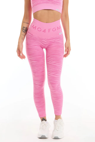 Legginsy Push-Up Jungle Tiger 2.0 Różowe