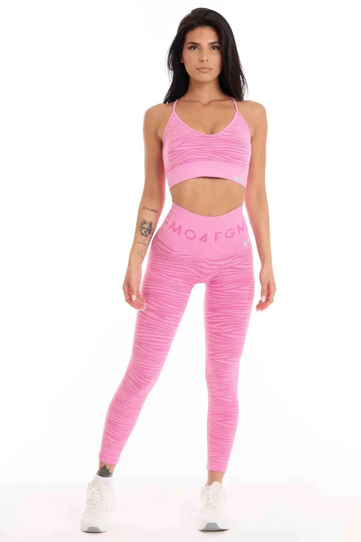 Legginsy Push-Up Jungle Tiger 2.0 Różowe
