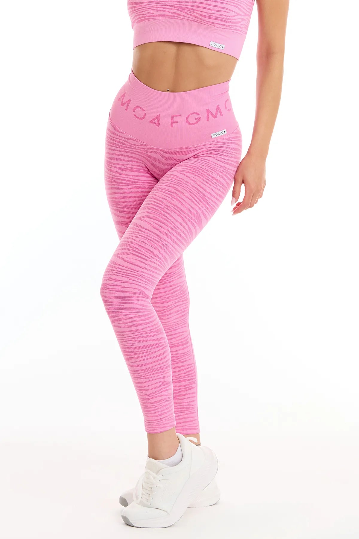 Legginsy Push-Up Jungle Tiger 2.0 Różowe