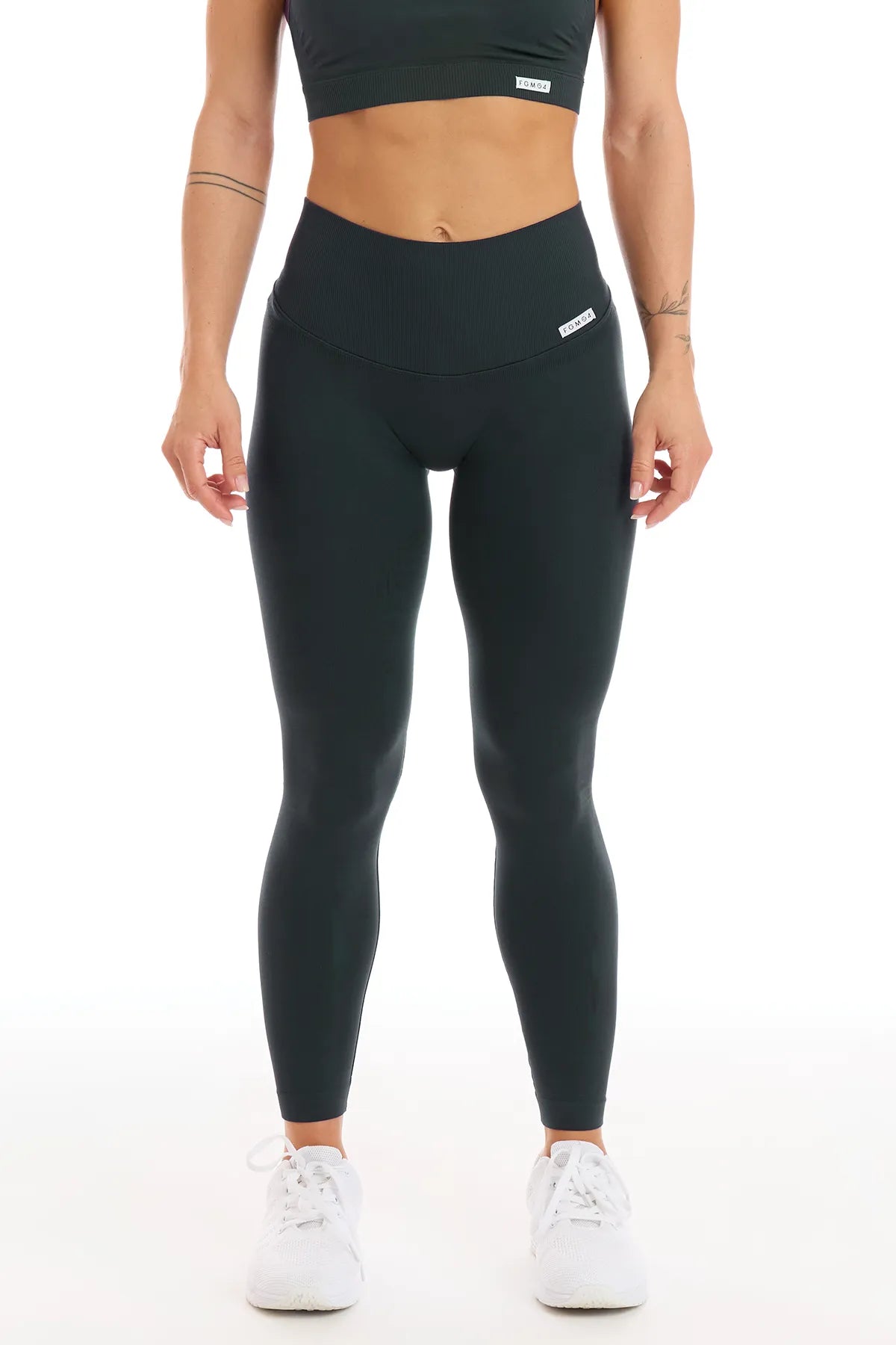 Leggings Push Up Vertigo Grigio Dark Shadow - FGM04 - LEGGINGS ANTICELLULITE - fgm04