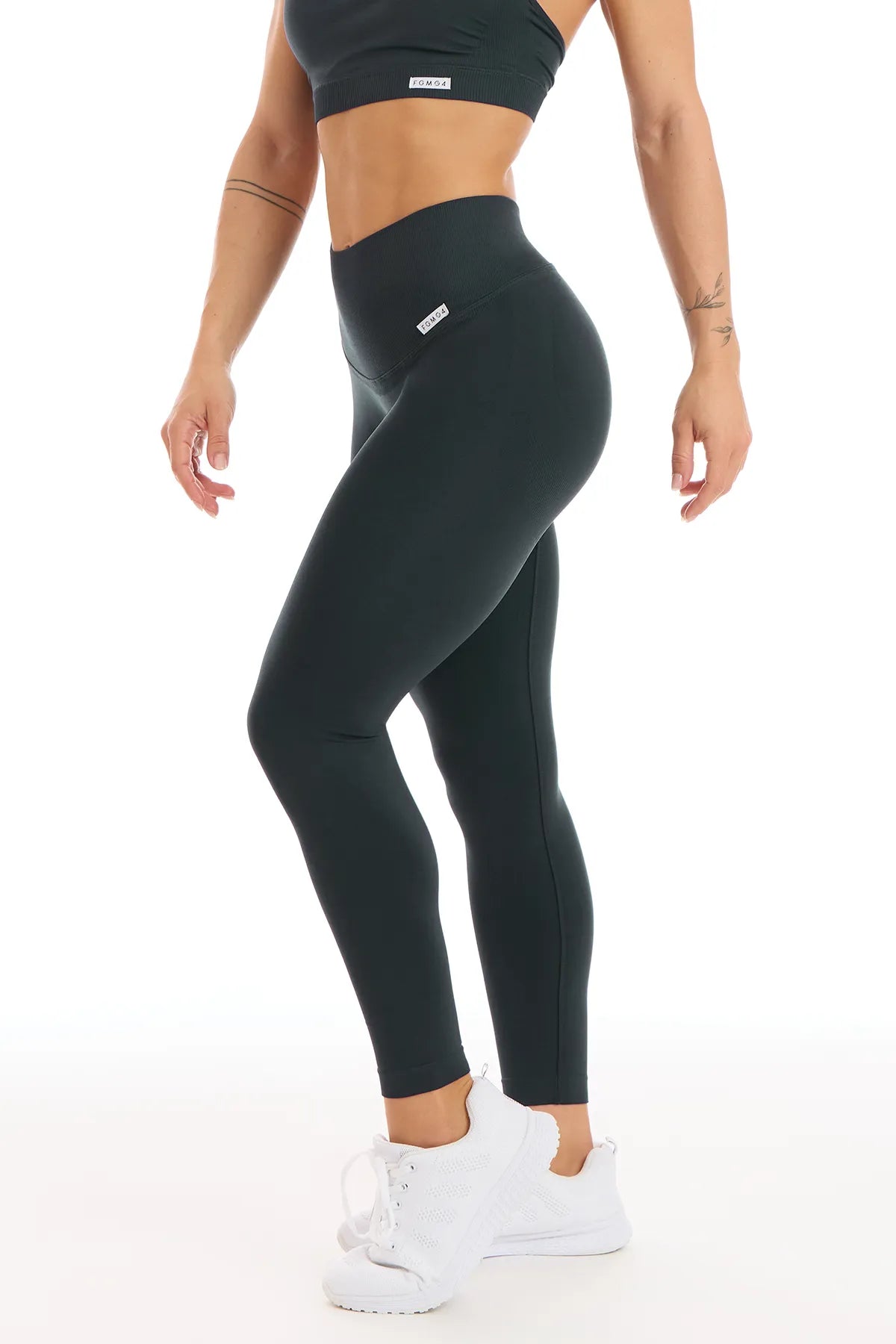 Leggings Push Up Vertigo Grigio Dark Shadow - FGM04 - LEGGINGS ANTICELLULITE - fgm04