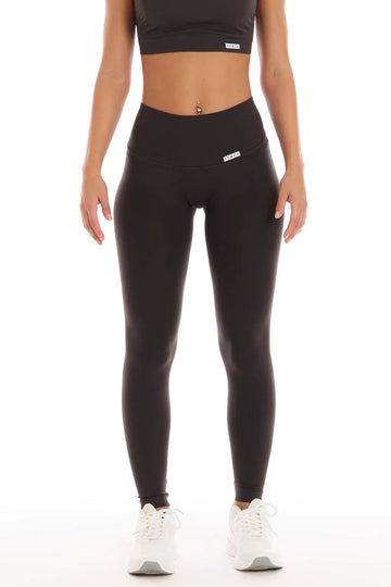 Leggings Push Up Vertigo Marrone After Dark - FGM04 - LEGGINGS ANTICELLULITE - fgm04