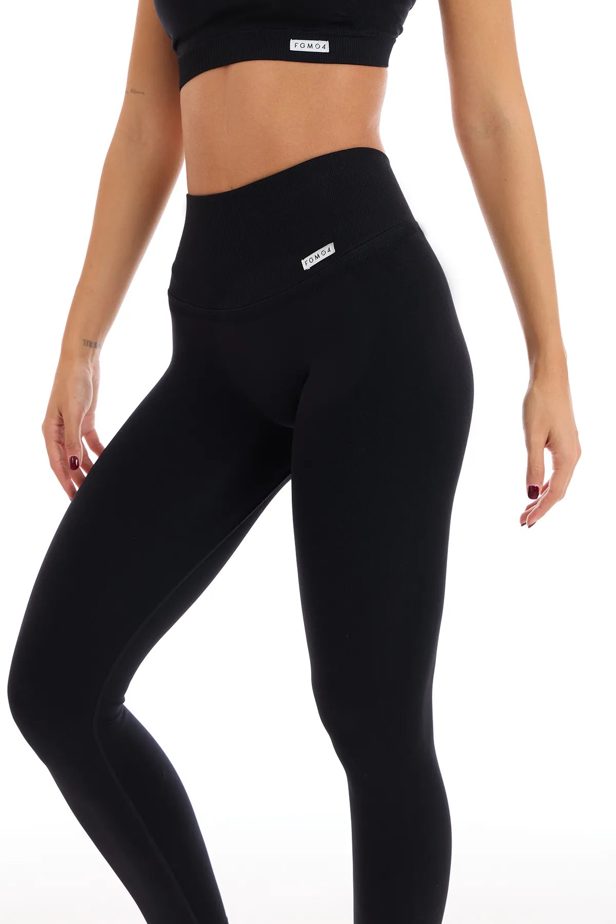 Leggings Push Up Vertigo Nero - FGM04 - LEGGINGS ANTICELLULITE - fgm04