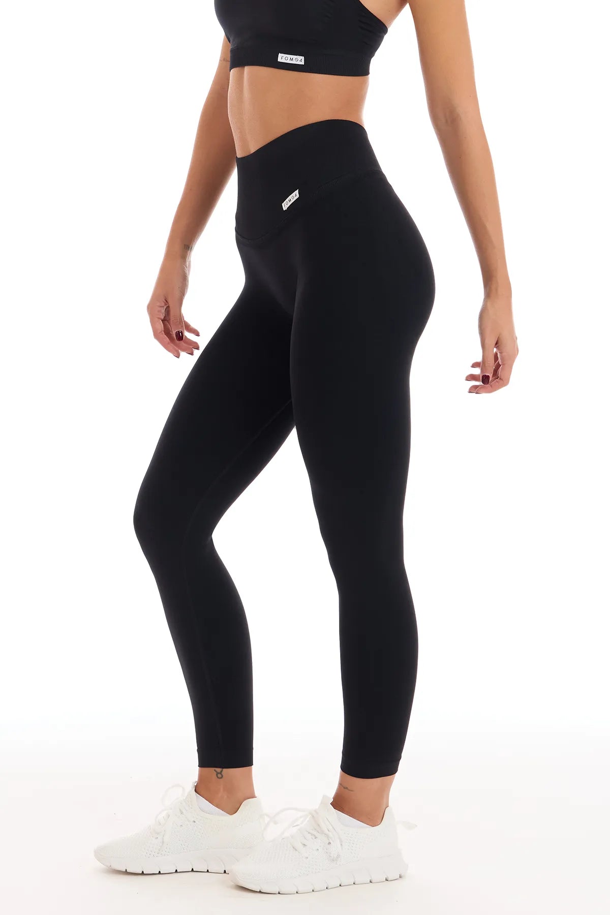 Leggings Push Up Vertigo Nero - FGM04 - LEGGINGS ANTICELLULITE - fgm04