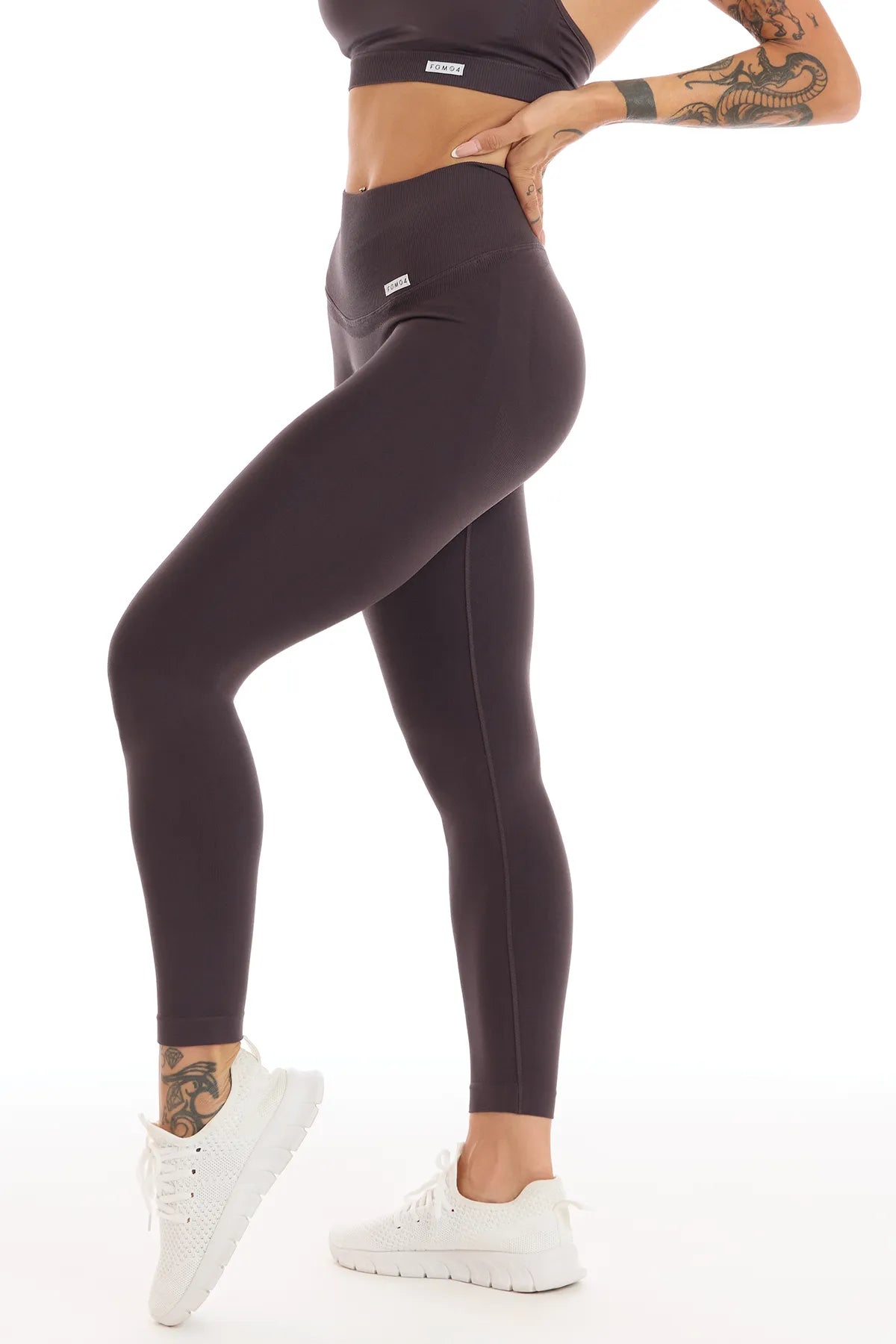 Leggings Push Up Vertigo Prugna Twilight - FGM04 - LEGGINGS ANTICELLULITE - fgm04