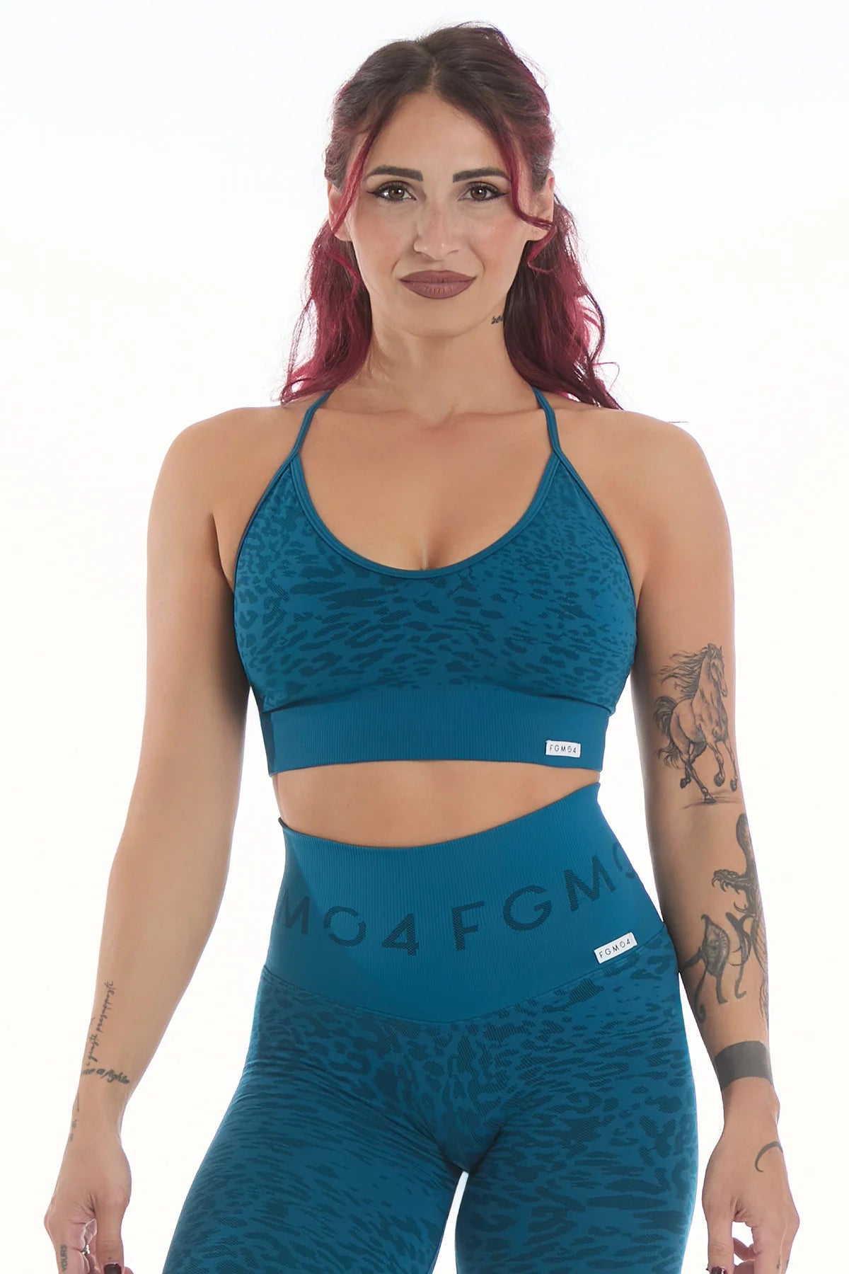 Top Jungle Leopardo 2.0 Lyon Blue - FGM04 - Maglie e Top - fgm04