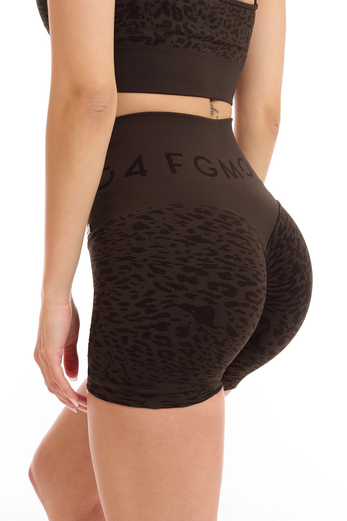 Shorts Jungle Leopardo 2.0 Caffè