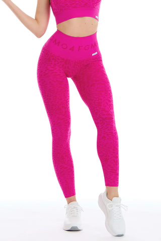 Leggings Push Up Jungle Leopardo 2.0 Fuxia