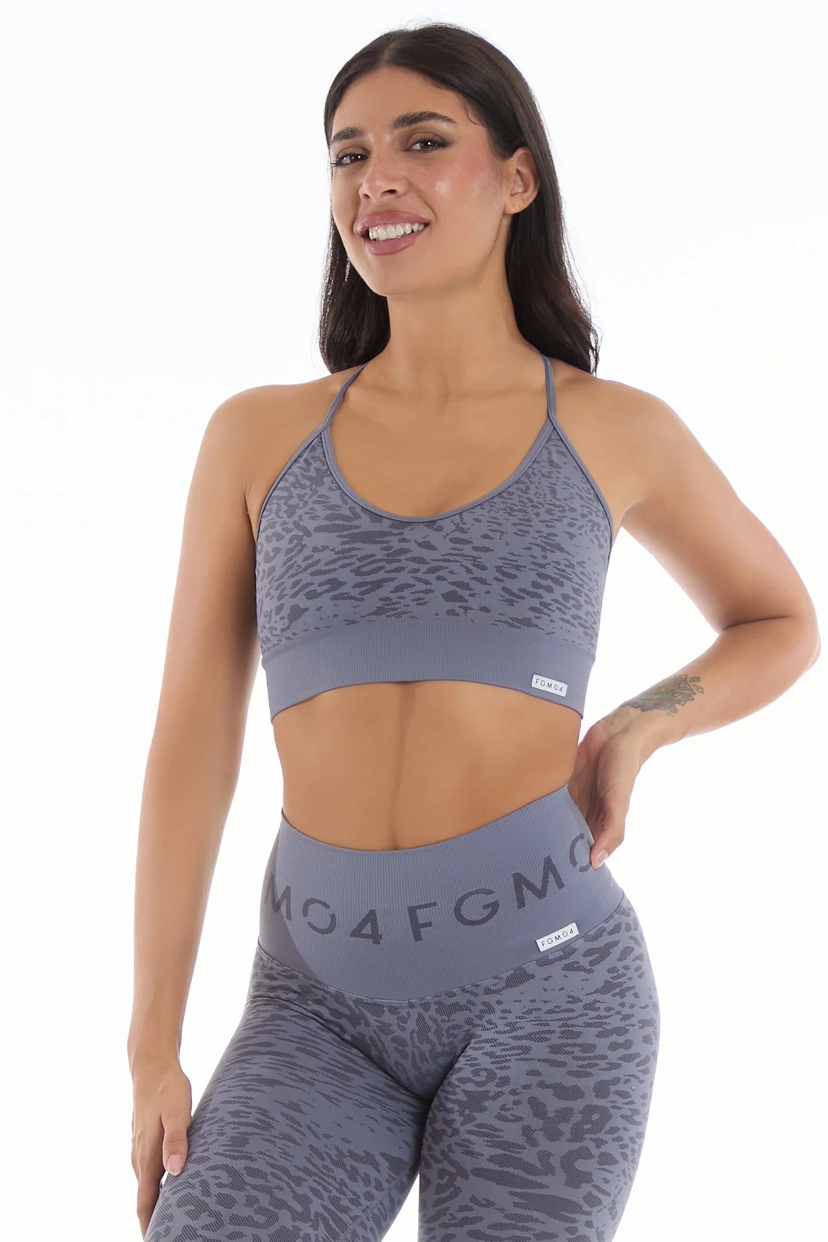 Top Jungle Leopardo 2.0 Blu Granito - FGM04 - Maglie e Top - fgm04