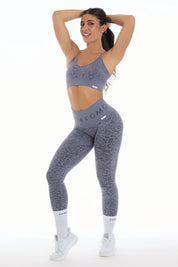 Top Jungle Leopardo 2.0 Blu Granito