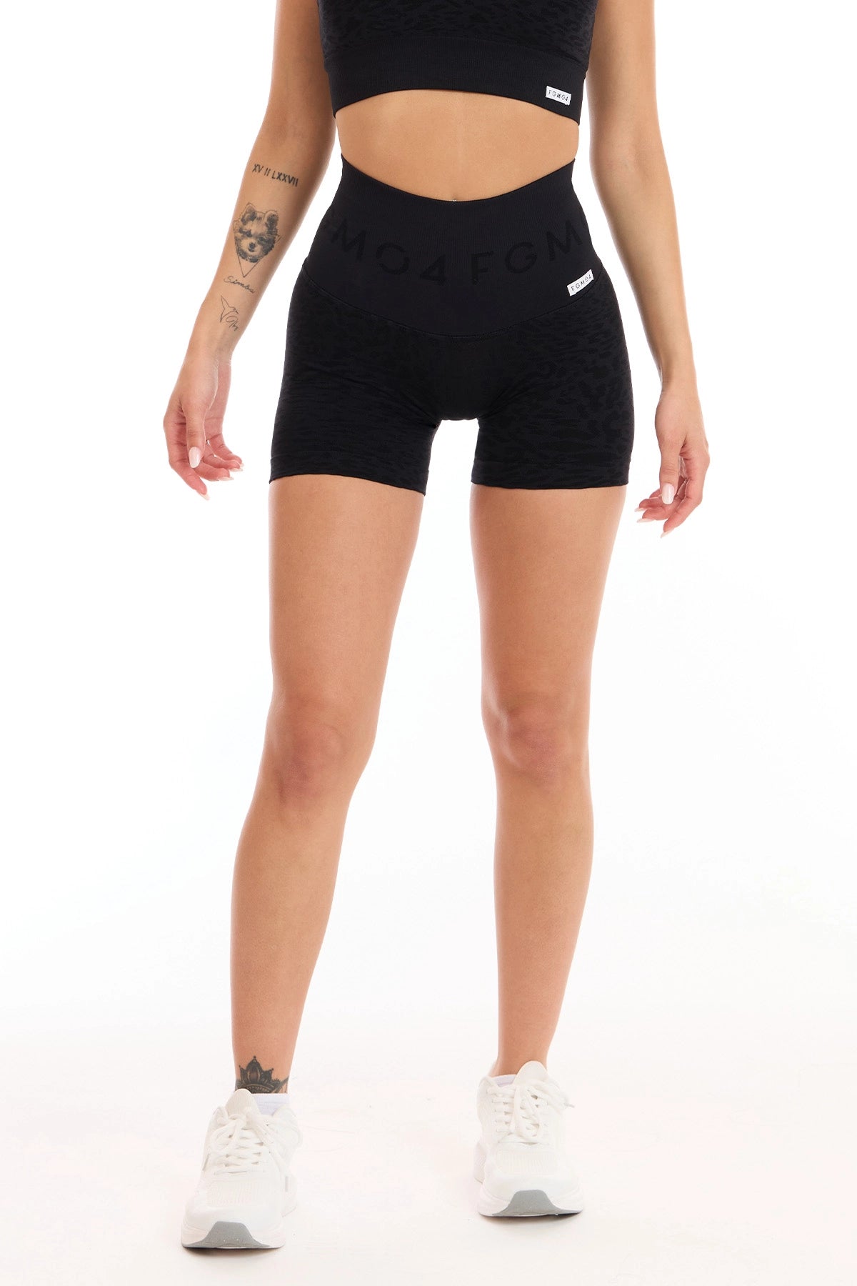 Jungle Leopard 2.0 Shorts Schwarz