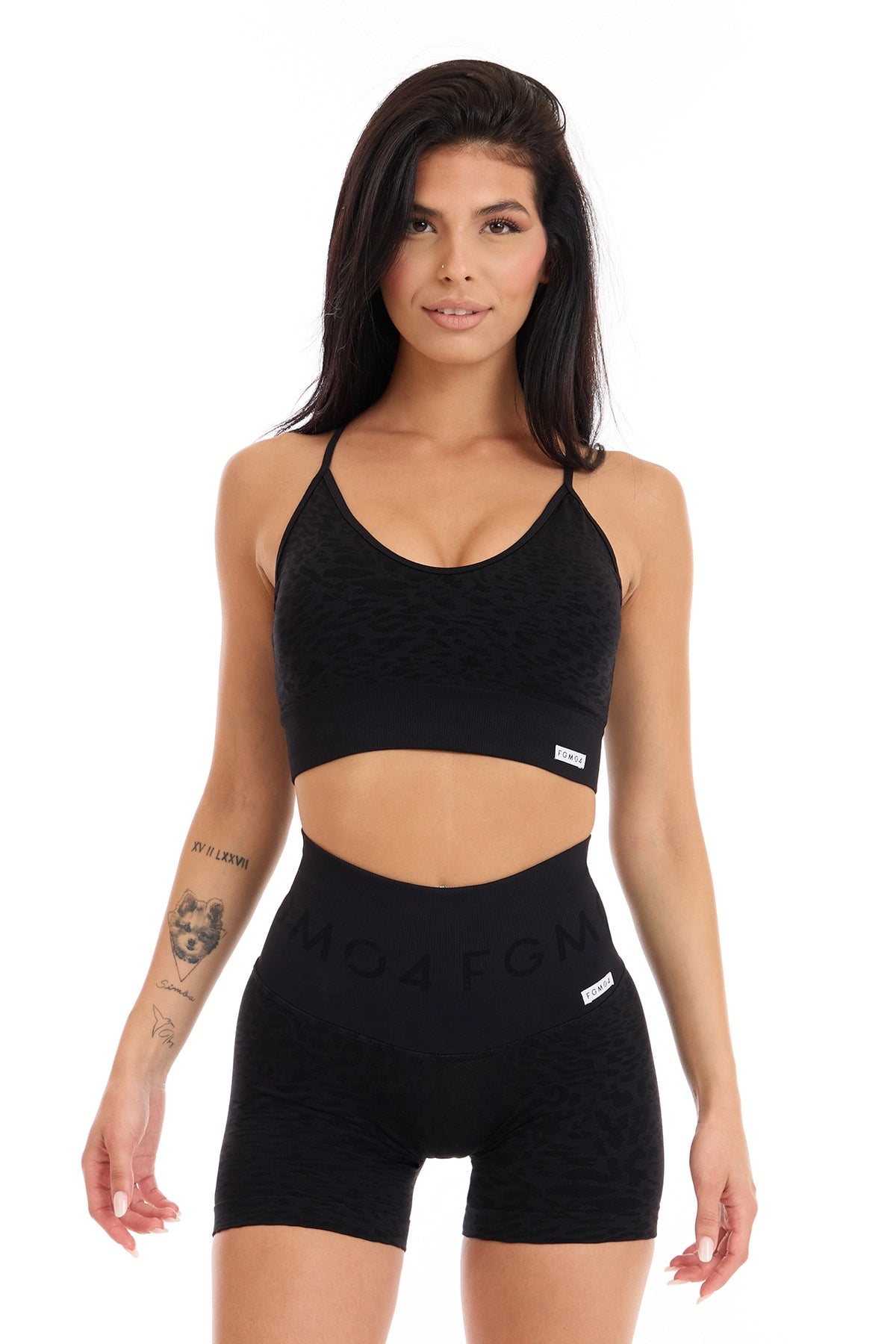 Jungle Leopard 2.0 Top Schwarz