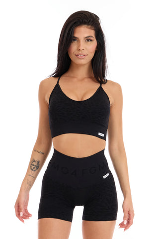 Jungle Leopard 2.0 Top Schwarz