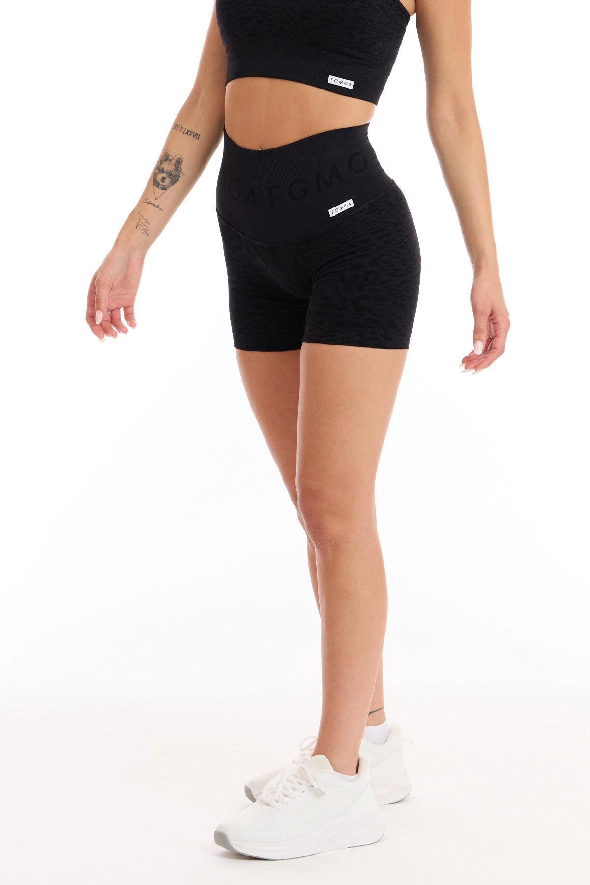 Jungle Leopard 2.0 Shorts Schwarz
