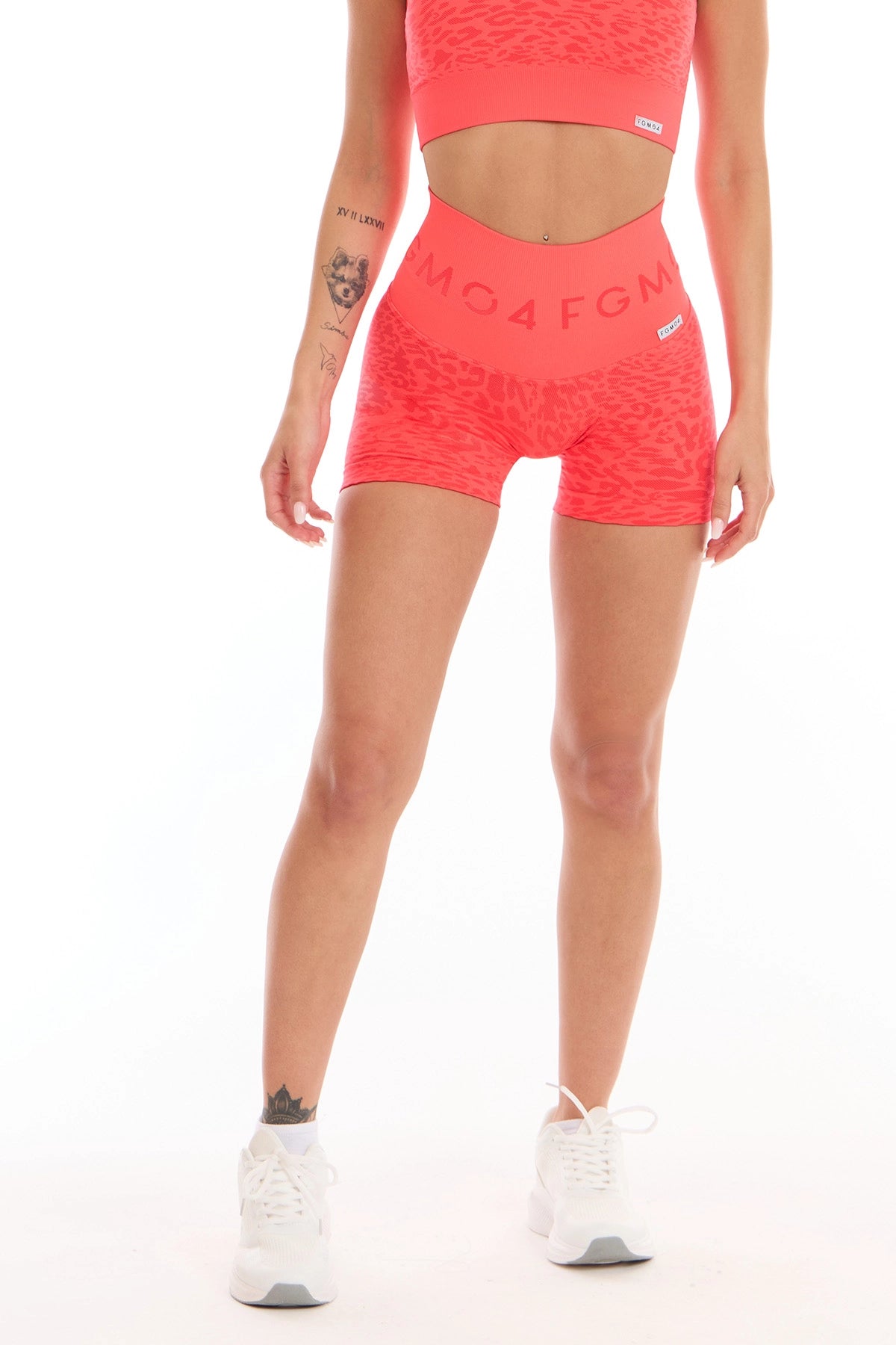 Jungle Leopard 2.0 Shorts Orange