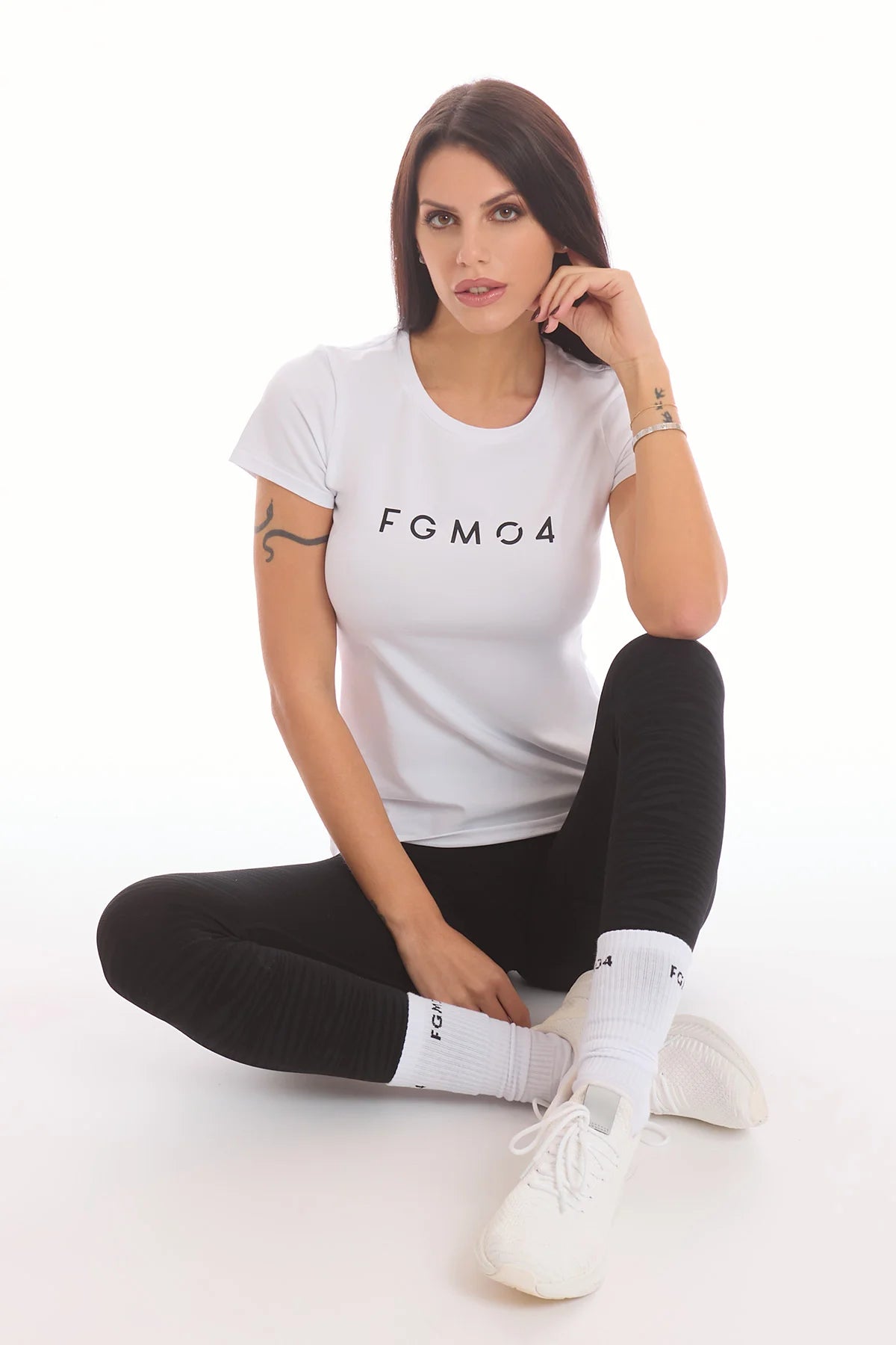 T-Shirt Essential Fgm04 Bianco - FGM04 - Linea Ikonic - fgm04