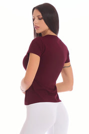 T-Shirt Essential Fgm04 Prugna - FGM04 - Linea Ikonic - fgm04