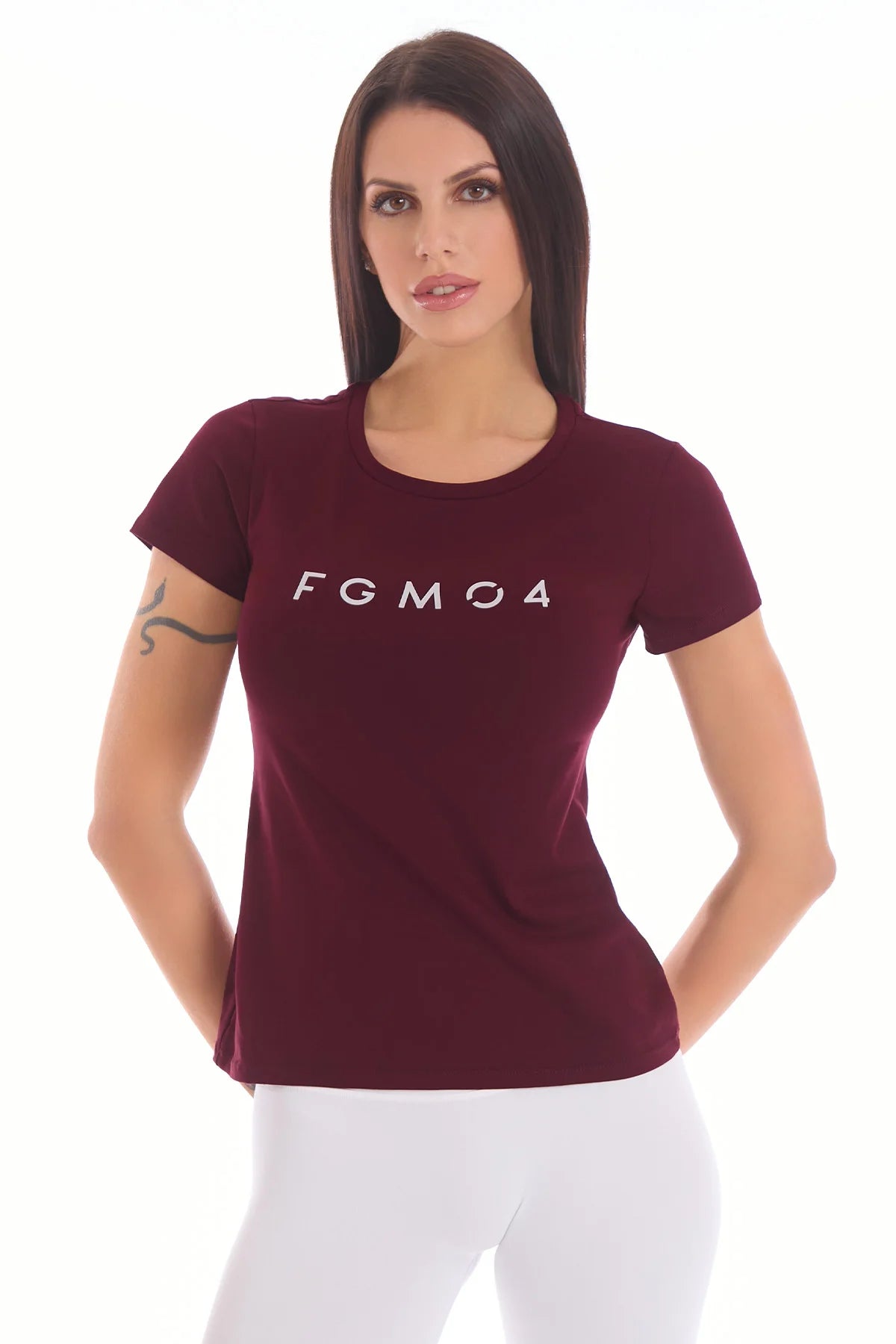 T-Shirt Essential Fgm04 Prugna - FGM04 - Linea Ikonic - fgm04