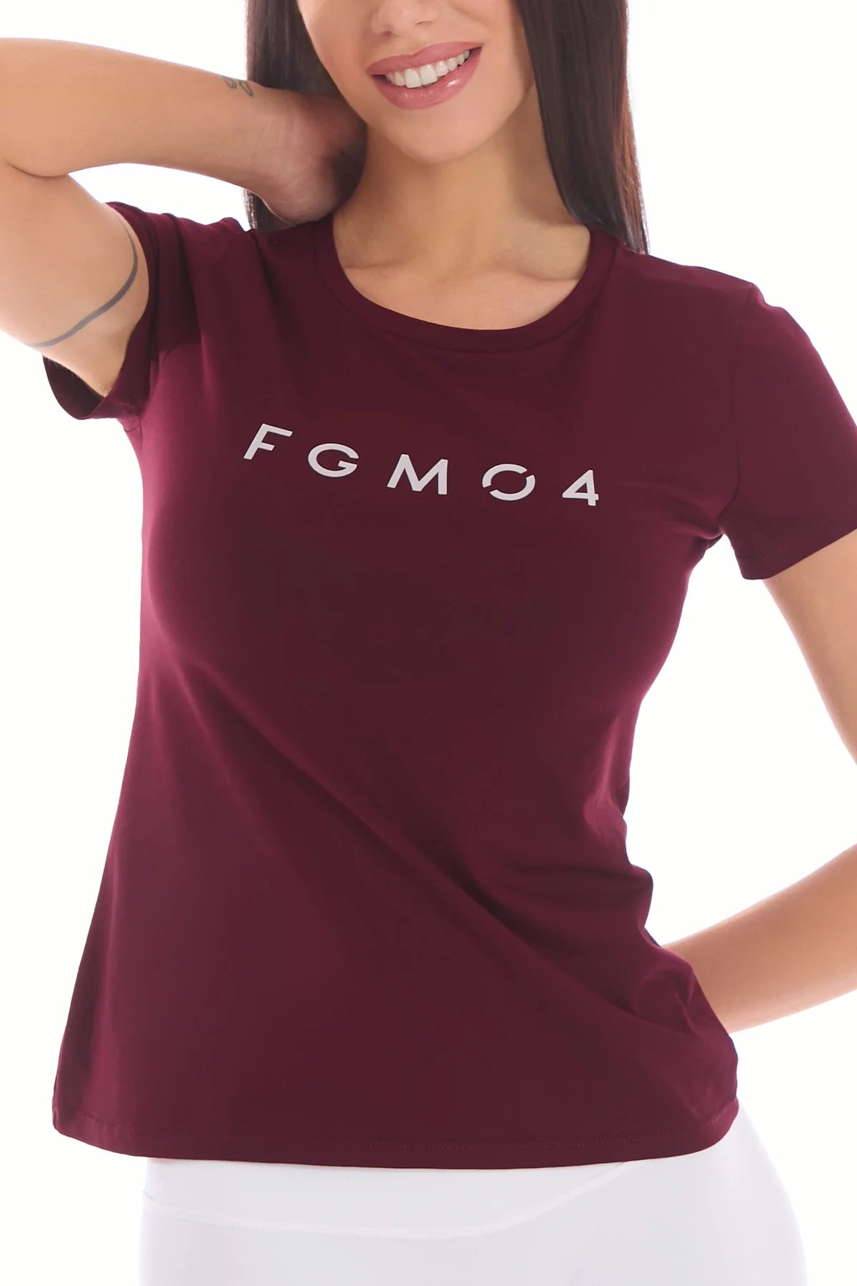 T-Shirt Essential Fgm04 Prugna - FGM04 - Linea Ikonic - fgm04