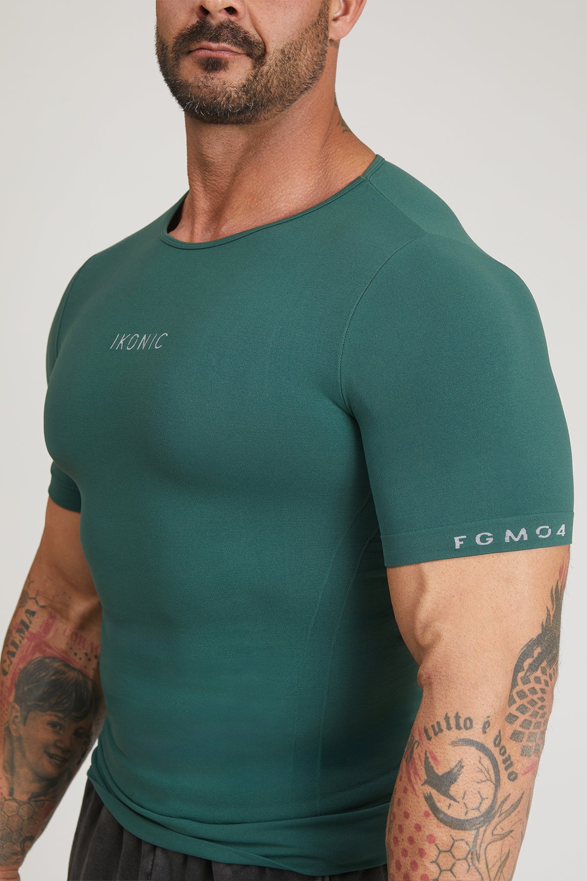 Tricou Ikonic Sport unisex verde pin