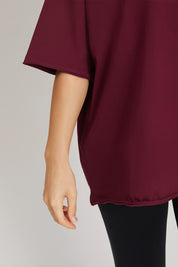 Maglia WorkOut Extra Large Borgogna