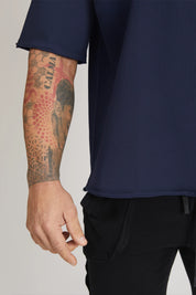 Maglia WorkOut Extra Large Uomo Blu Notte