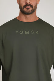 Maglia WorkOut Extra Large Uomo Verde Militare