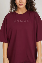 Maglia WorkOut Extra Large Borgogna