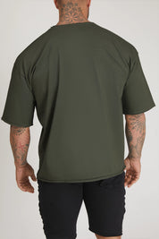 Maglia WorkOut Extra Large Uomo Verde Militare