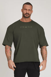 Cămașă pentru bărbați WorkOut Extra Large Verde militar